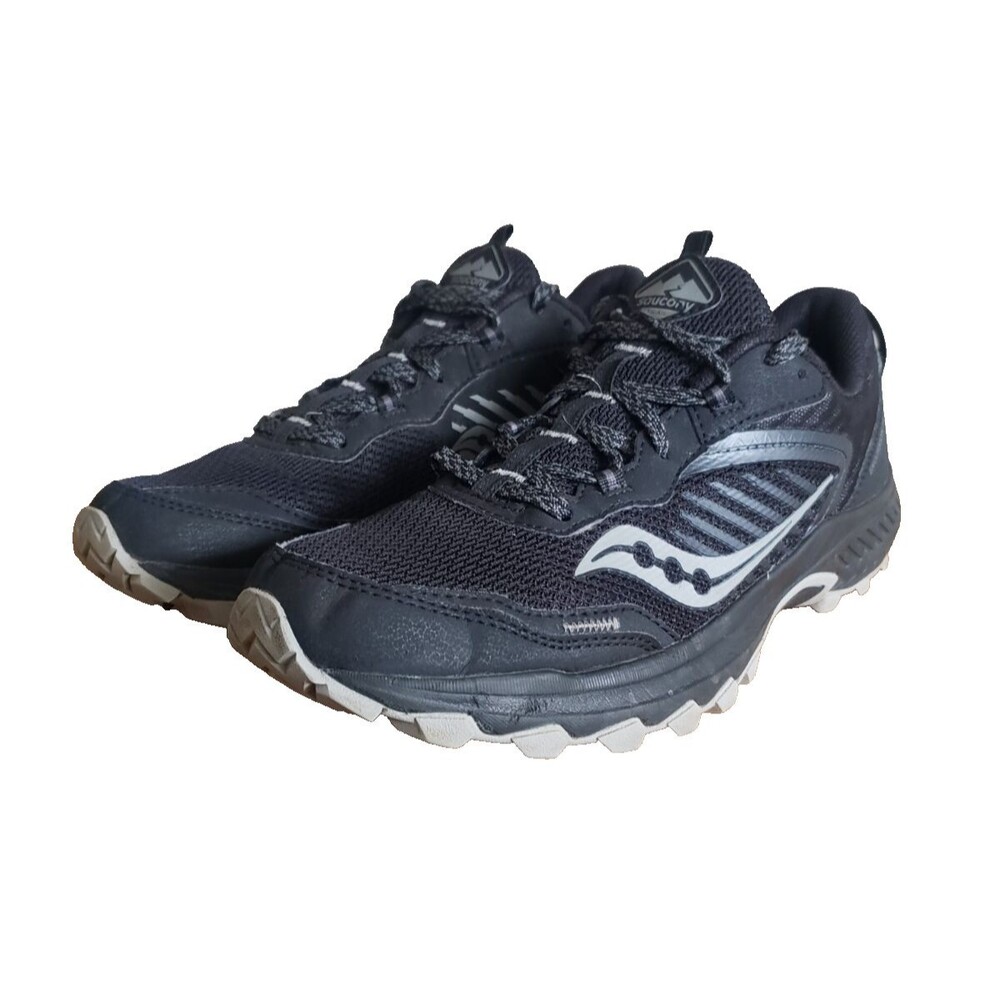 Saucony Men’s Size 11 Excursion TR15 Black Gray Trail Running Shoes Sneakers